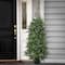 5ft. Pre-Lit Cypress Artificial Christmas Tree, Multi-Function LED Lights